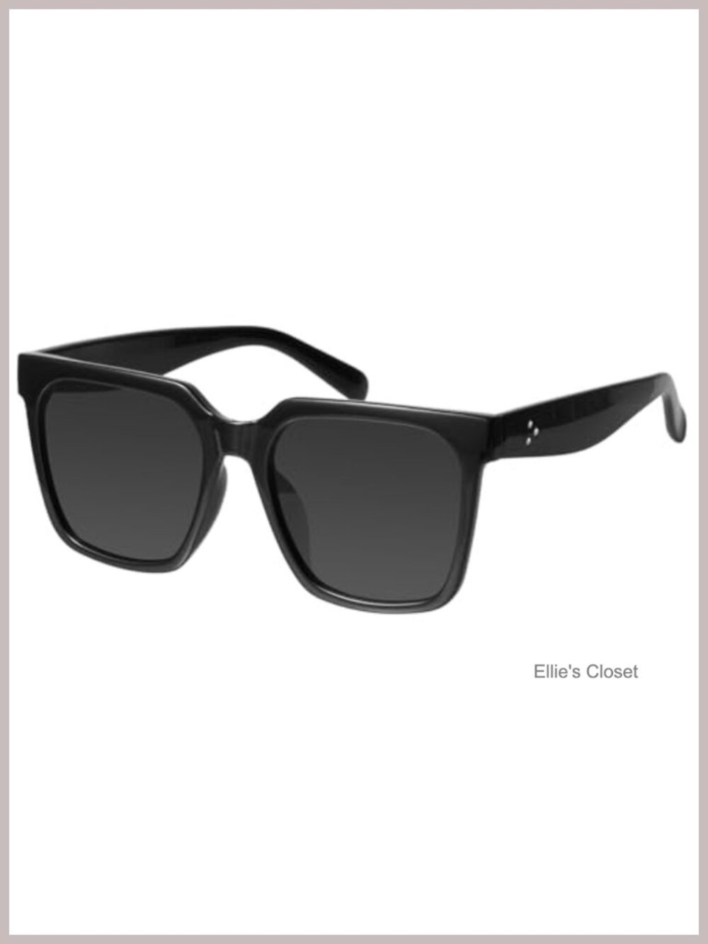 Oversized Square Shield Sunglasses with UV400 Protection